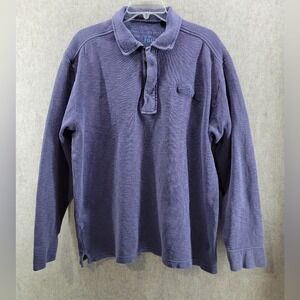 Tommy Bahama Sweater Mens Pro Leisure Tour Quarter Zip Pullover Blue, Size Large